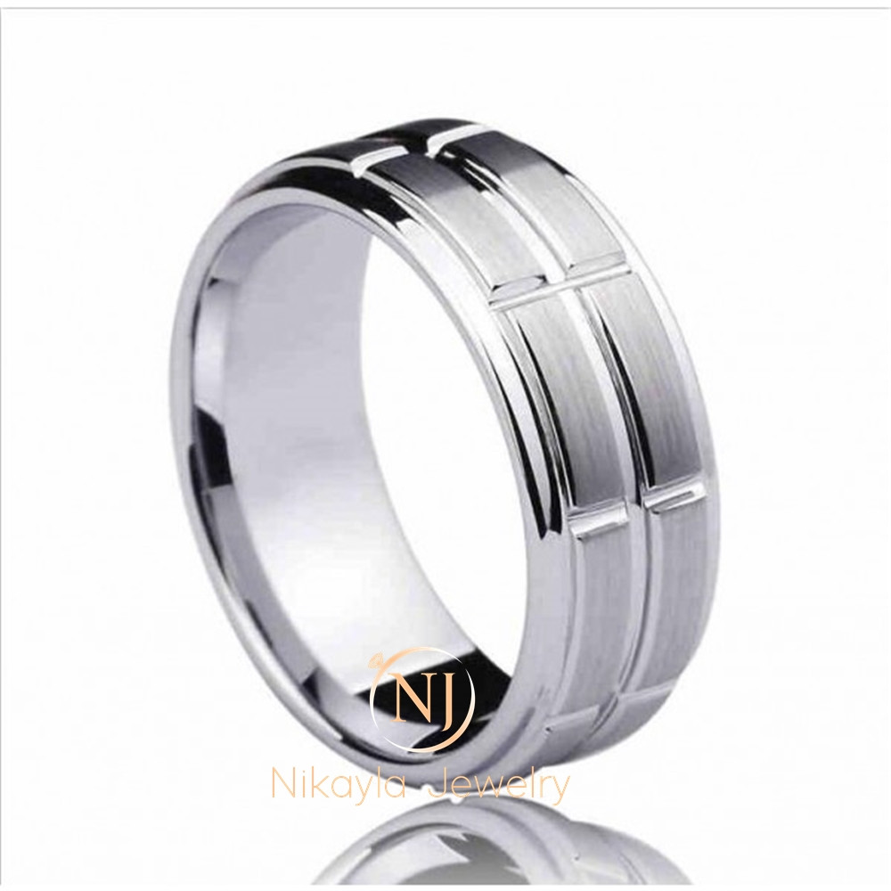 Nikayla Rings - Classic Silver Men Maskulin