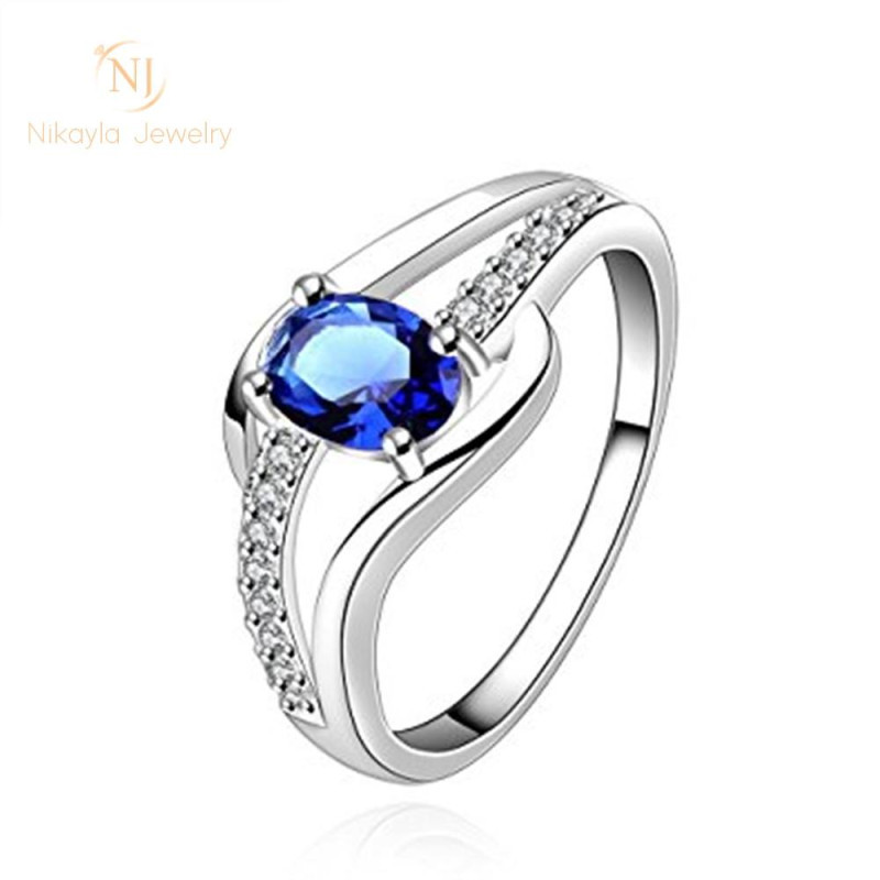 Nikayla Rings - Solitaire Blue Eye