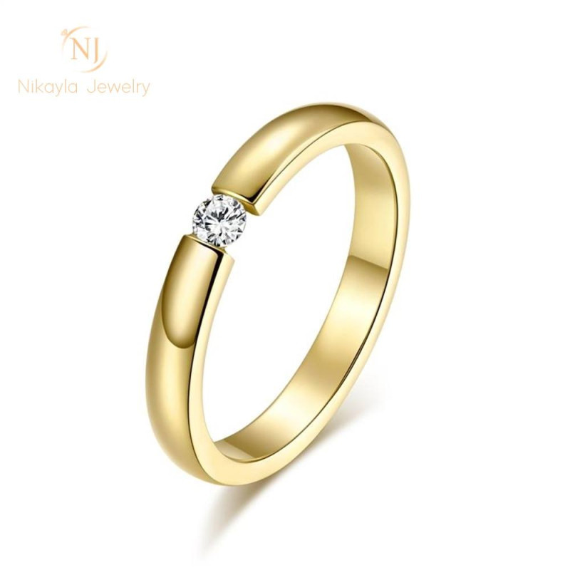 Nikayla Rings - Slim Silver Elegant Plus