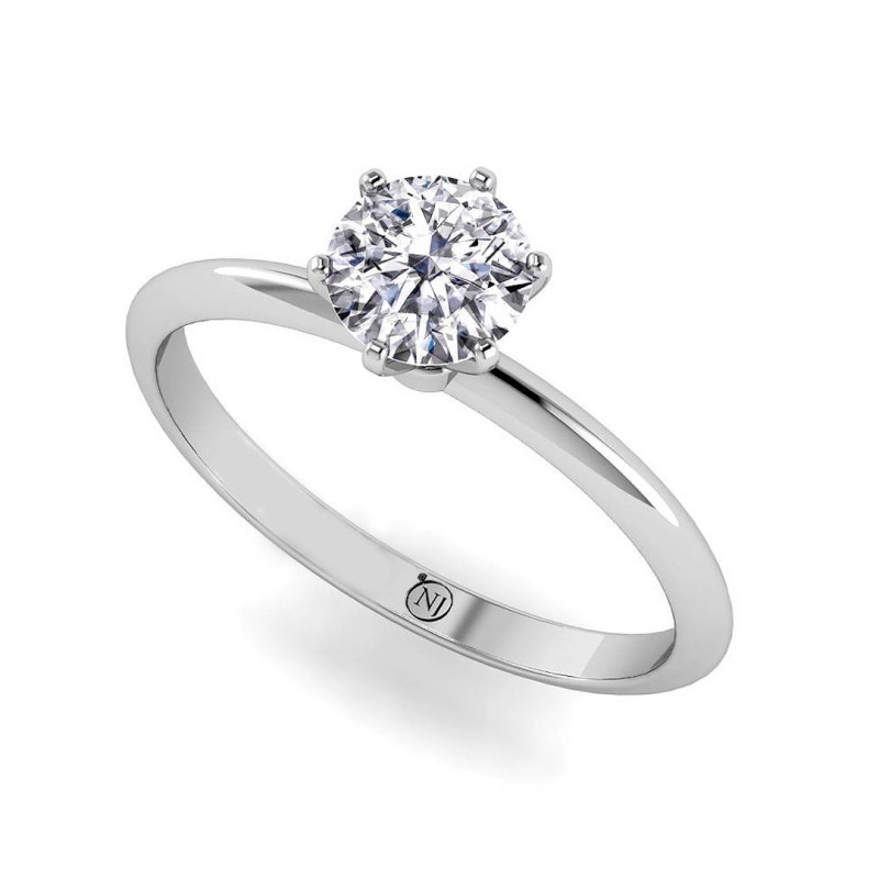 Nikayla Jewelry - Solitaire Queen 1947 Gold 18 K - Single Ring