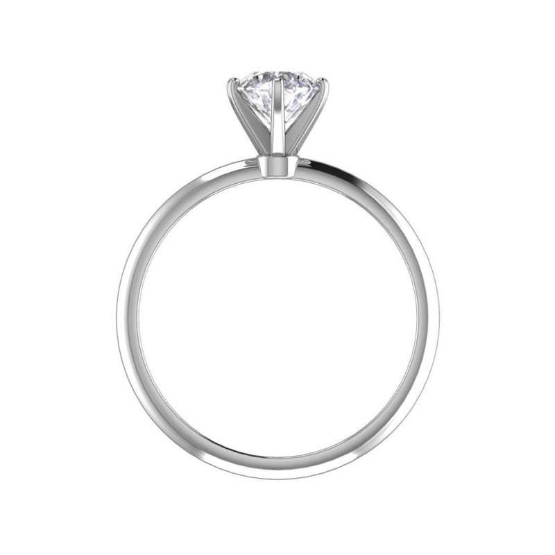 Nikayla Jewelry - Solitaire Queen 1947 Gold 18 K - Single Ring