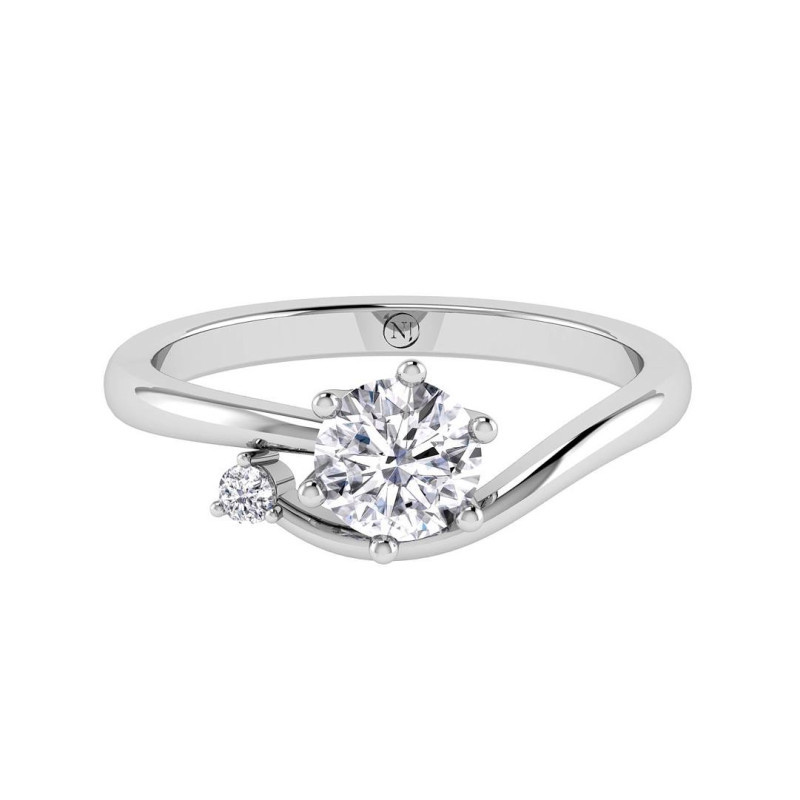 Nikayla Solitaire Queen Branch D2 18K