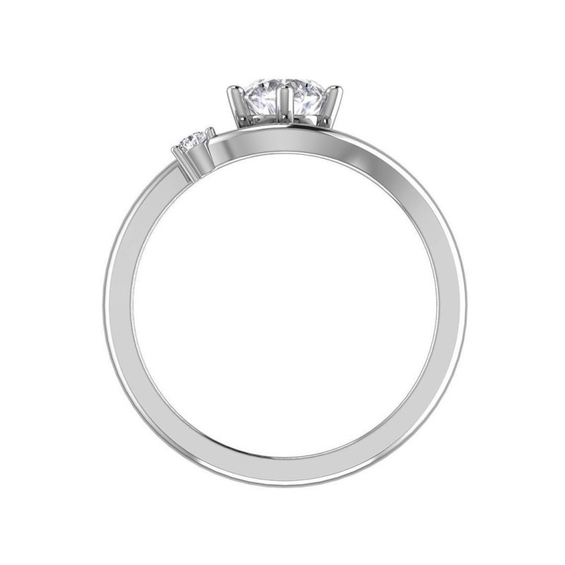 Nikayla Solitaire Queen Branch D2 18K