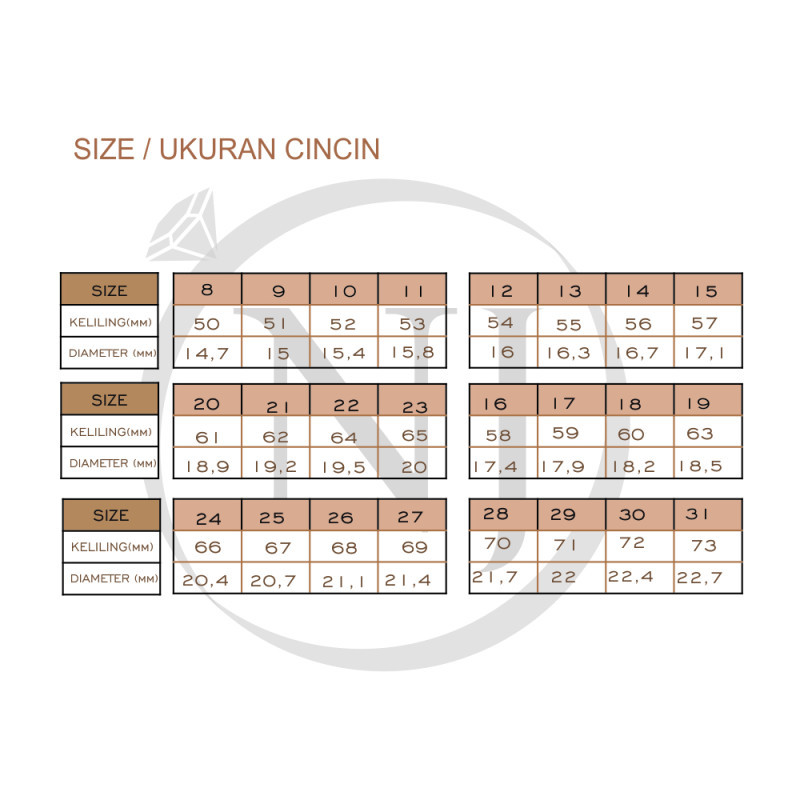 Nikayla Rings Diagonaly Line Platinum D+