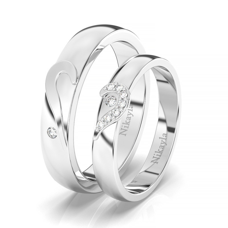Nikayla Rings Platinum Rolling Love D