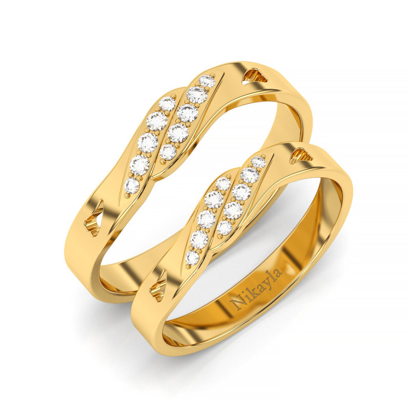 Nikayla Jewelry - Special Edition Love N1 Gold 18K - Couple Rings