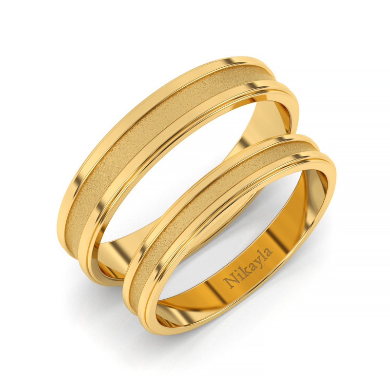 Nikakyla Jewelry - Rolling Burst Gold 18K - Couple Rings