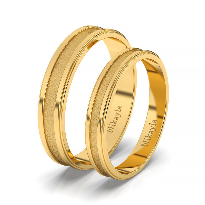 Nikakyla Jewelry - Rolling Burst Gold 18K - Couple Rings