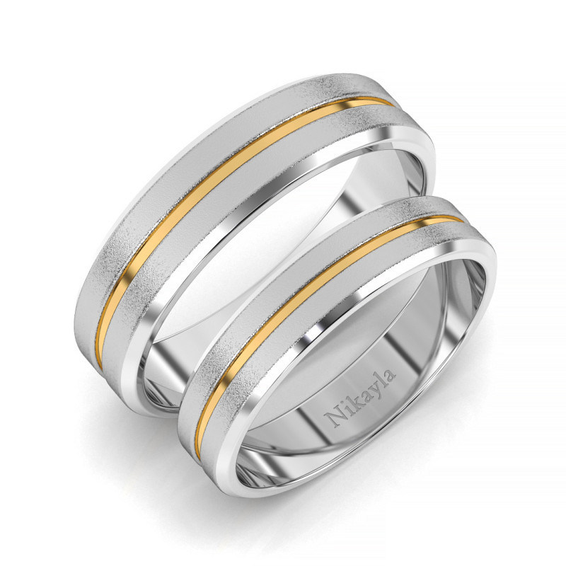 Nikayla Rings Silver Dual Line