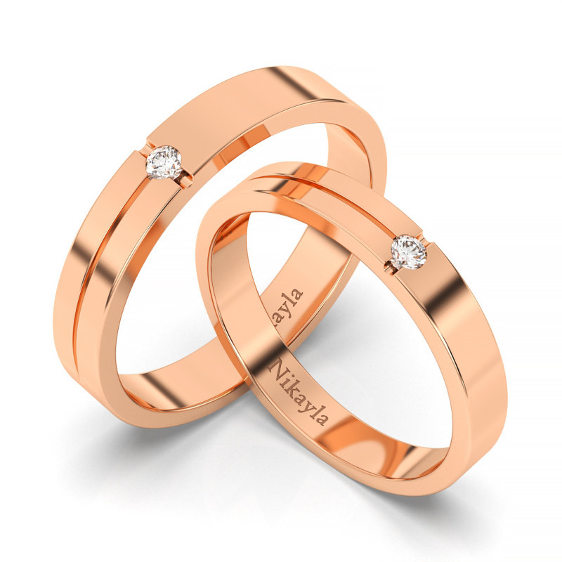 Nikayla Rings One Diamond Line