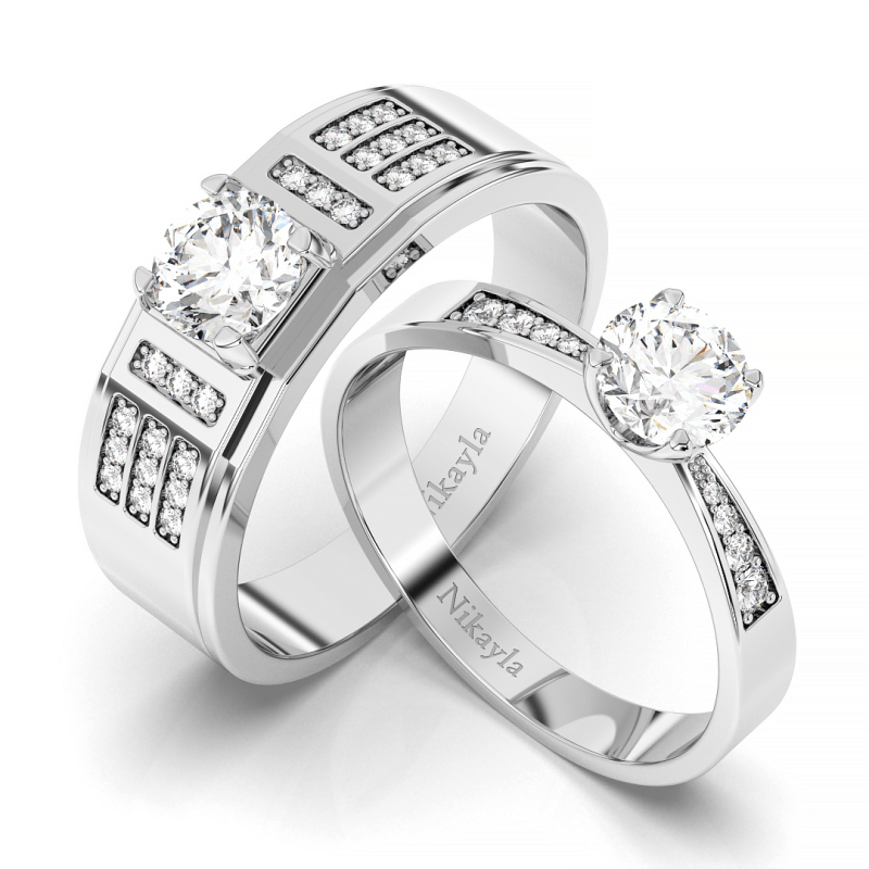 Nikayla Rings King Queen Diamond D10