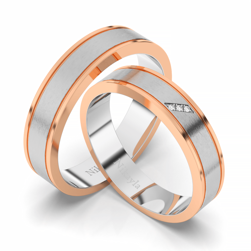 Nikayla Rings Rosegold Combine Elegant S2