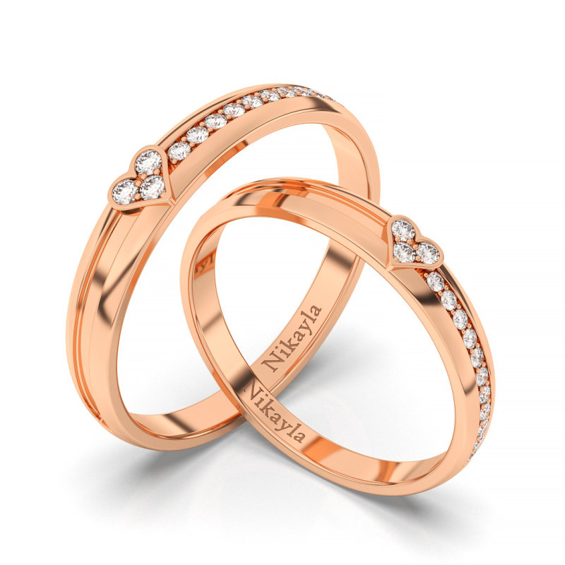 Nikayla Jewelry - Infinite Love Lux Ring Gold 18K - Couple Rings