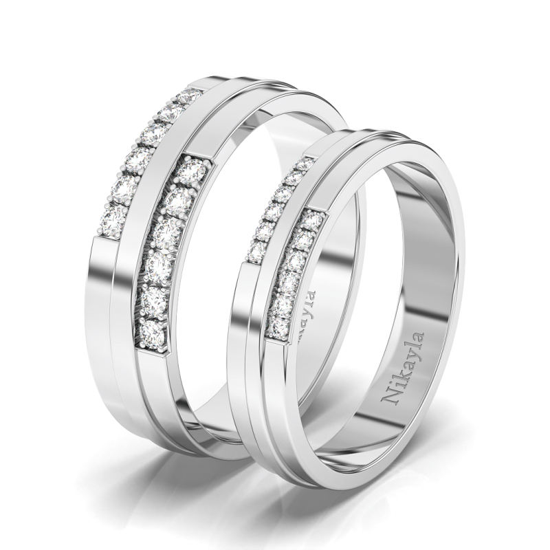 Nikayla Rings Brutality Diamond Set Glamourious