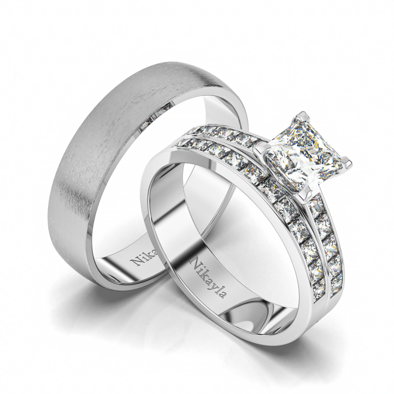 Nikayla Rings King Queen Diamond D9