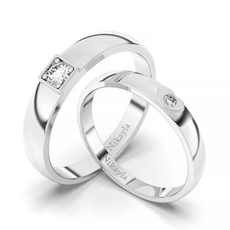 Nikayla Rings Simple Couple Sweetly