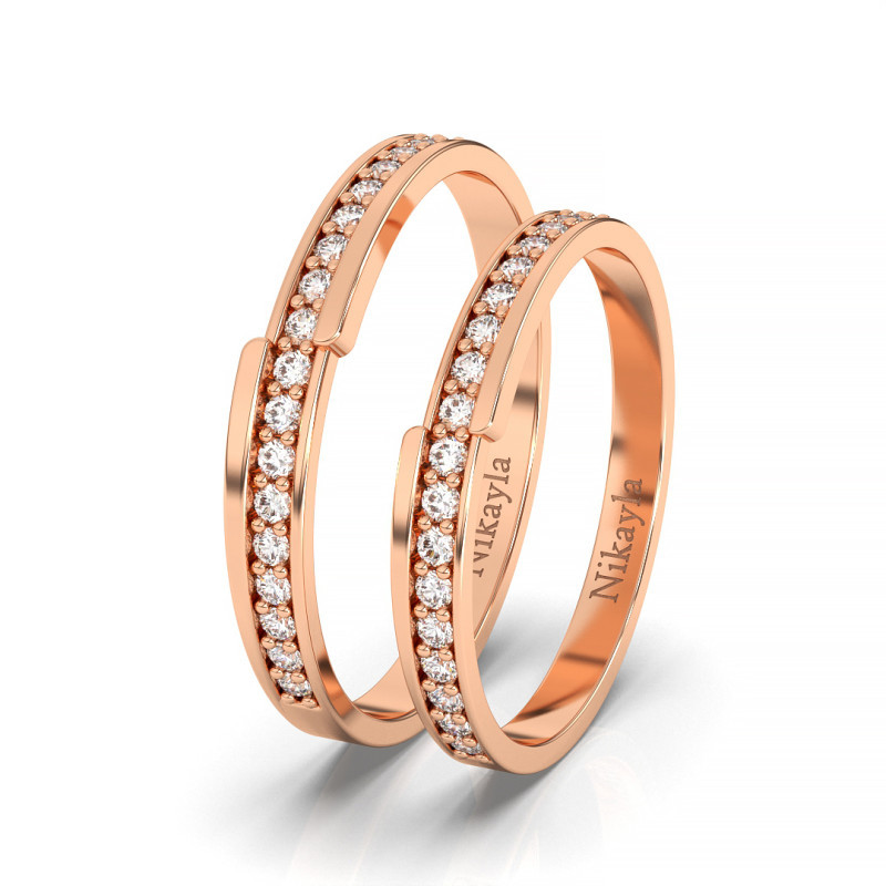 Nikayla Rings Microset Diamond Center Luxury
