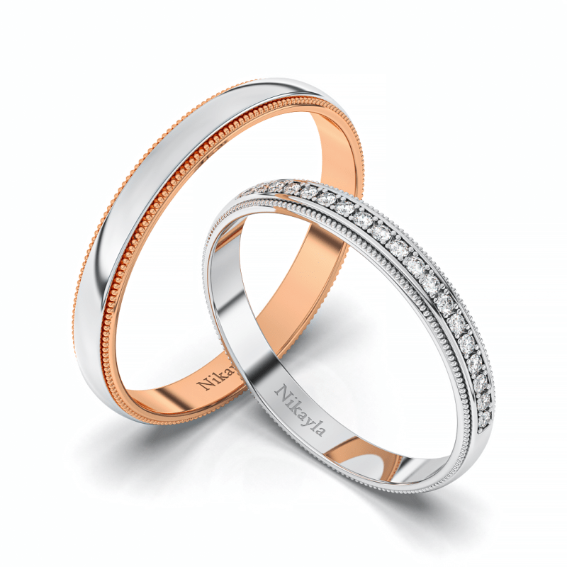 Nikayla Rounded Glamours Silver Couple