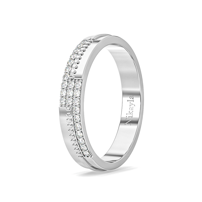 Nikayla Jewelry - Ring Bold Luxurious Diamonds Gold 18K - Single Ring