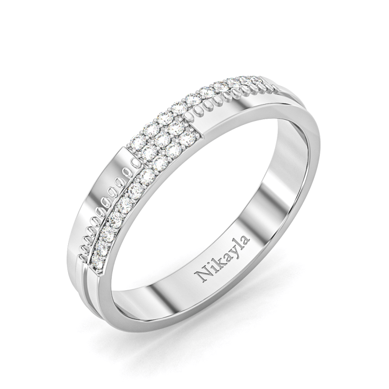 Nikayla Jewelry - Ring Bold Luxurious Diamonds Gold 18K - Single Ring