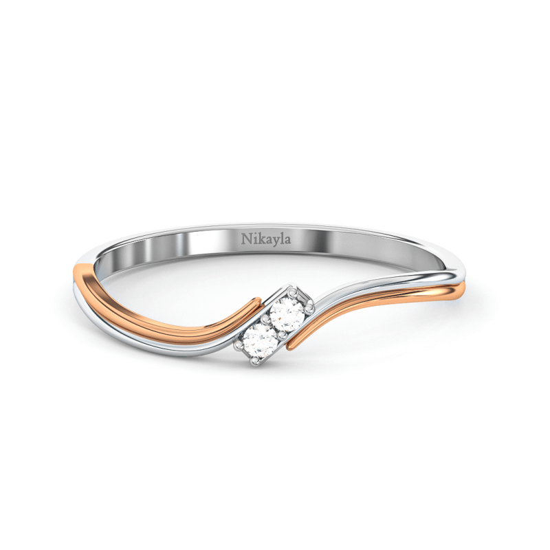 Nikayla Jewelry - Ring Lovely Curve Gold 18K - Single Ring