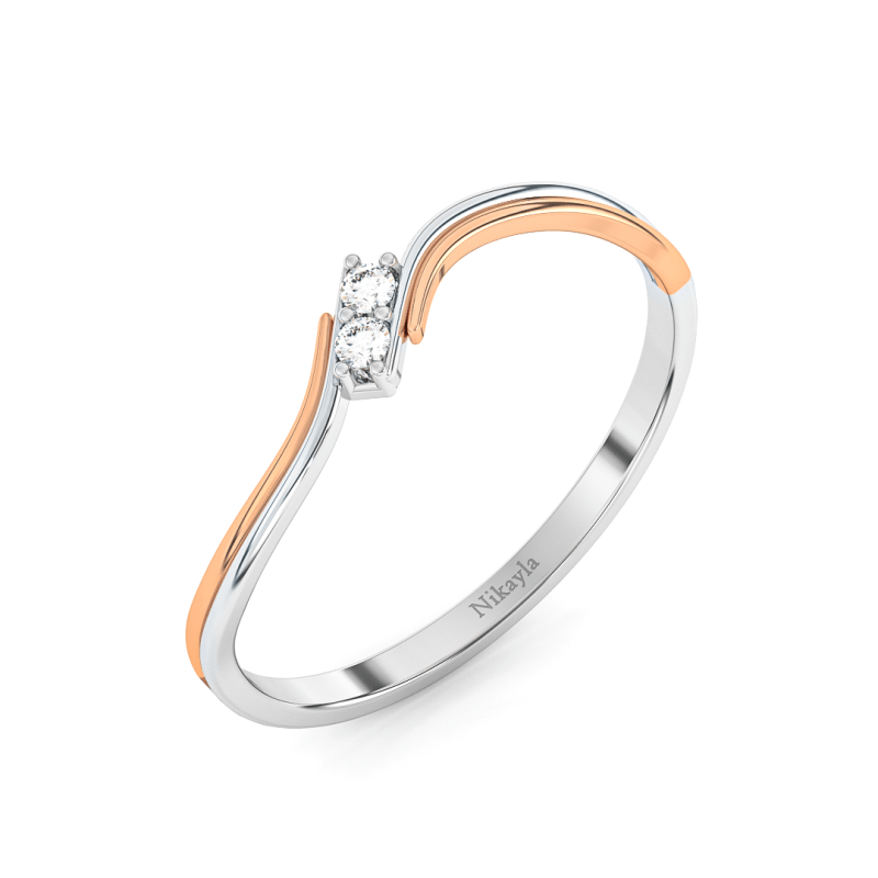 Nikayla Jewelry - Ring Lovely Curve Gold 18K - Single Ring