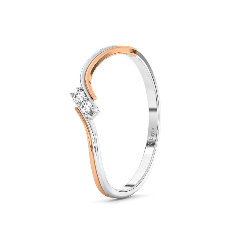 Nikayla Jewelry - Ring Lovely Curve Gold 18K - Single Ring