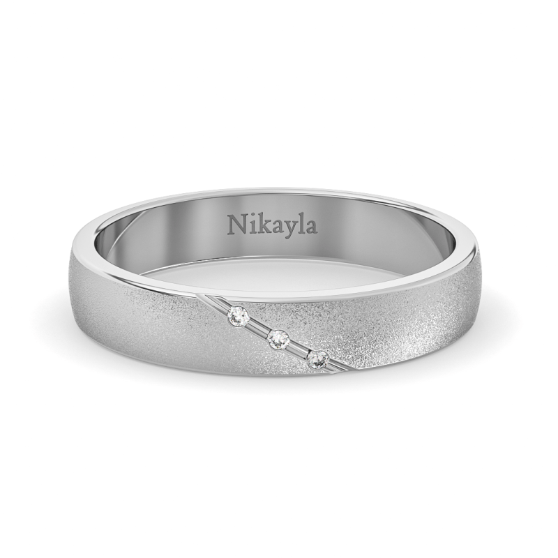 Nikayla Jewelry - Three Diamonds Doff Gold 18K - Single Ring