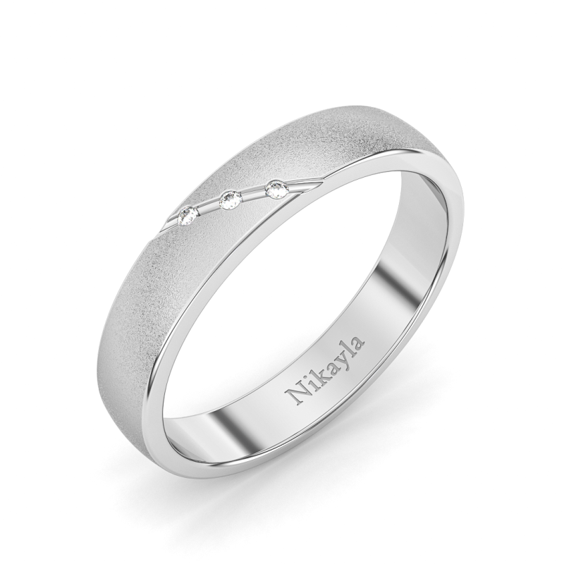 Nikayla Jewelry - Three Diamonds Doff Gold 18K - Single Ring