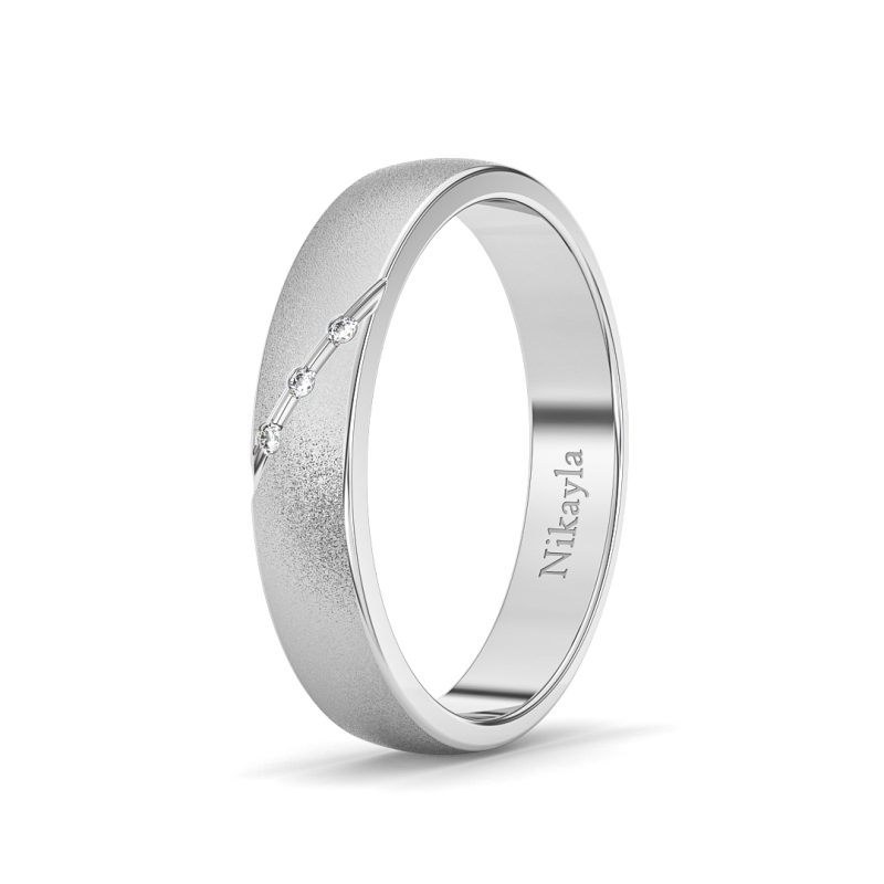 Nikayla Jewelry - Three Diamonds Doff Gold 18K - Single Ring