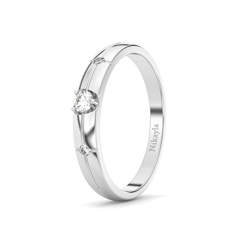 Nikayla Jewelry - Rock Diamond Gold 18K - Single Ring