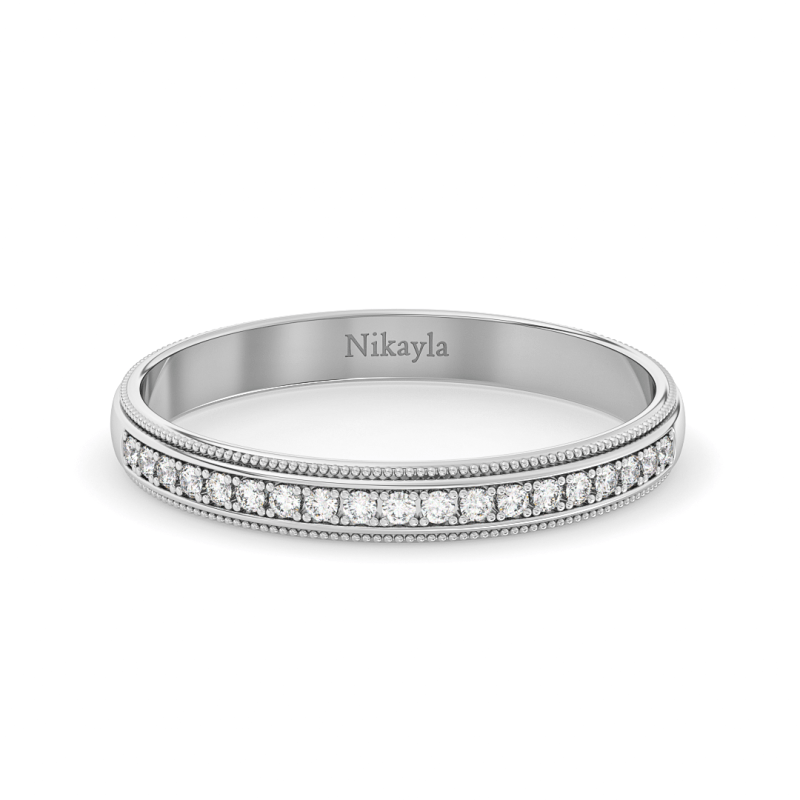 Nikayla Long Round Diamonds 18K Gold